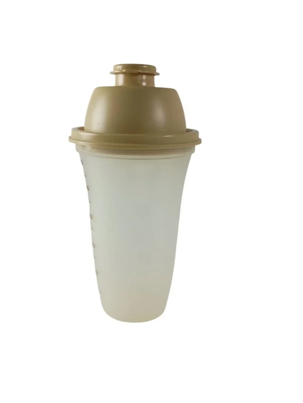 Tupperware 3Pc Quick Shake Shaker Container 16oz Blender Mixer W/Flip Top Vintag